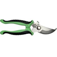 Hochwertige und multifunktionale Gartenschere mit rutschfestem Griff und Verriegelung, ideal zum Trimmen von Gartenpflanzen und Ästen
