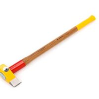 Professioneller Spalthammer für Holzbearbeitung und Gartenarbeit, mit Rotband-Plus-Stielbefestigung und langlebiger Hickoryholzstange, gelbe Farbe, 4,2 kg schwer