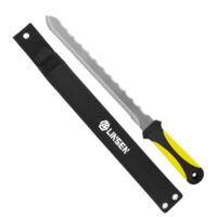Vielseitiges Gartenmesser mit Säge und Machete-Klinge für den Einsatz in Garten, Camping und Outdoor, großes Messer für Waldarbeit inklusive Nylonholster aus Oxford-Stoff