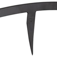 Schwarzes Amboss-Tool mit gebogener Form und geschliffenen Kanten für Heimwerken