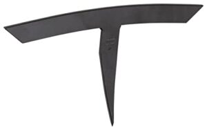 Schwarzes Amboss-Tool mit gebogener Form und geschliffenen Kanten für Heimwerken