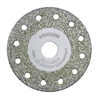 Proxxon 28557 diamantierte Trenn- und Profilierscheibe für Langhals-Winkelschleifer, Ø 50 x 2,1 x 9,6 mm