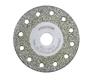 Proxxon 28557 diamantierte Trenn- und Profilierscheibe für Langhals-Winkelschleifer, Ø 50 x 2,1 x 9,6 mm