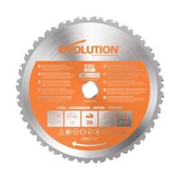 Evolution Power Tools RAGE Mehrzweck-Sageblatt mit Wolframkarbidbeschichtung, 255mm Sägeblatt für Kappsägen, Tischkreissägen und andere Sägesysteme