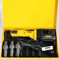 Elektrowerkzeug für die Herstellung von Pressverbindungen aller gängigen Pressfitting-Systeme, universell handlich, sicher und einfach zu bedienen.