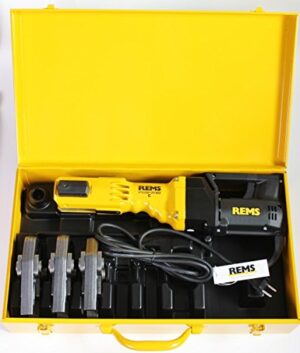 Elektrowerkzeug für die Herstellung von Pressverbindungen aller gängigen Pressfitting-Systeme, universell handlich, sicher und einfach zu bedienen.