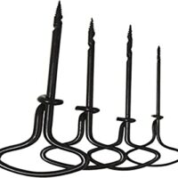 Rayher Nagelbohrer-Set, 4-teilig, für 2, 3, 4, 5 mm ø Bohrlöcher, Handbohrer-Set, Holzbohrer, Kastanienbohrer