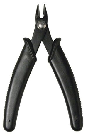 Seitenschneider für Schmuck und Basteln, Rayher Hobby, 13 cm, rutschfeste Griffe, Schneidezange für dünnen Draht, Weichmetall