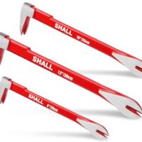 Robustes 3-teiliges Nagelzieher-Werkzeugset mit Krallen-Stemmeisen für Heimwerker und Handwerker, ideal für Renovierungsarbeiten, Holzbearbeitung und Nägel entfernen.