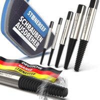 Schrauben-Ausdreher-Set, Ausdrehwerkzeug, Profi-Linksausdreher, Schraubenlöser, Werkzeugset