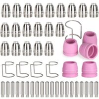 50 Stück Plasmaschneider Schneidbrenner SG-55, AG-60, WSD-60 1,2mm Düsen Zubehör Plasma Zubehör Verbrauchsmaterial Kit