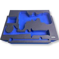 Hochwertige Schaumeinlage für Makita Schlagbohrschrauber DHP486, perfekte Werkzeug-Organisation mit 5mm-Schutzschicht und hochfestem Schaumstoff.