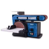Schleifmaschine mit LCD Display, 400 W Leistung, klappbar, für Hart- und Weichholz