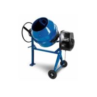 Betonmischer MIX 125 von Scheppach mit 550 Watt Leistung und 230 V Spannung, ideal für große Bauvorhaben