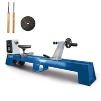 Drechselmaschine mit 4 Geschwindigkeitsstufen, 400W Motor und M18-Gewinde für verschiedene Anwendungen wie Holz, Metall oder Kunststoff