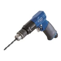 Scheppach Druckluft-Bohrmaschine, Set mit 10 x HSS Bohrern, 6 x CrV Bits und Bithalter