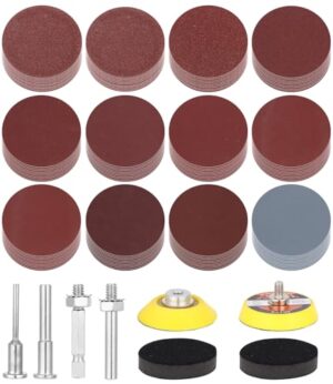 240 Stück Schleifblüten, 50mm 2 Zoll Schleifpapier Polierpad, für Metall, Spiegel, Schmuck, Polieren