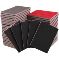 Shineboc Schleifschwämme, 20 Stück, weiches, flexibles Nass-Trocken-Schleifpapier für Holz, Trockenbau, Metall, Farbe und Autokarosseriereparatur