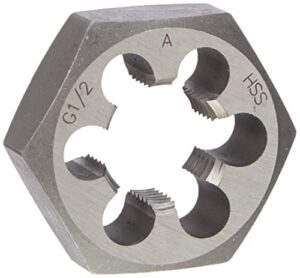 Sechskant Schneidmuttern aus hochwertiger HSS-G-Stahl für heimische und professionelle Anwendungen. Mit Sechskant-Ende für präzise Schneiden und robustem Bohrcraft-Unibox.