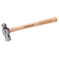 Ingenieurhammer mit Hickory-Stiel und Silber-Griff für Heimwerker und Profis