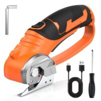 Tragbare Elektrische Schere für Pappe, Stoff und Leder - wiederaufladbar und mit Sicherheitssperre