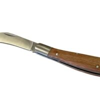 Spear & Jackson 7946KEW Kew Gardens Kollektion Faltbares Gartenmesser aus Edelstahl mit witterungsbeständigem Holzgriff und hoher Beständigkeit gegen Rost