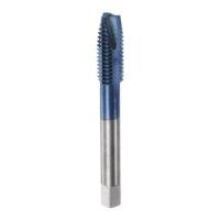 Spiral Point Gewindebohrer M12 x 1.75 M35 Hochgeschwindigkeitsstahl Titan-Nitrid-beschichtetes Gewindeschneiden Metrische Maschinenschraubenbohrer für Stahlbearbeitung, Blau