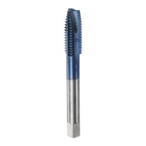 Spiral Point Gewindebohrer M12 x 1.75 M35 Hochgeschwindigkeitsstahl Titan-Nitrid-beschichtetes Gewindeschneiden Metrische Maschinenschraubenbohrer für Stahlbearbeitung, Blau
