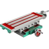 Multifunktionale Arbeitsplatte für das Bohren und Fräsen von Metallen, Gusseisenstruktur, korrosionsbeständig und rostbeständig