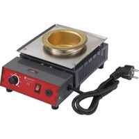 Elektrisch beheizter Tiegel TOOLCRAFT LTB 911 A, Lötbad mit präziser Temperaturkontrolle bis 480°C, Schmelztiegel für professionelle Anwendungen