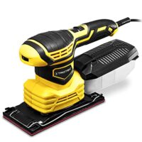Multischleifer 200 Watt, Drehzahlstufe 14.000-24.000 U/min, Staubfangbox, Dreieckschleifer, Exzenterschleifer und Schwingschleifer für Heimwerker und Profis