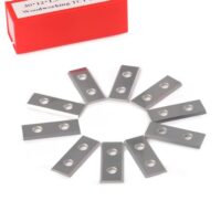 Ersatzwendemesser aus Hartmetall, 10 Stück, 12 x 30 x 1,5 mm, für Wendeplatten und Bündigfräser