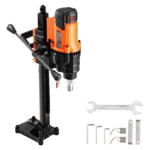 VEVOR Kernbohrmaschine mit Diamantkernbohrer für Beton und Ziegel - 3000 W robuste Bohrmaschine für Nass- und Trockenanwendung