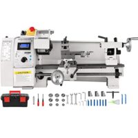 Kleine Metalldrehmaschine zum Bohren und Drehen von Metall, 8x14 Zoll, 650W