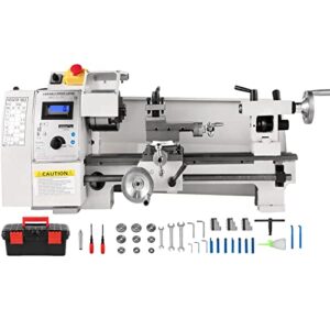Kleine Metalldrehmaschine zum Bohren und Drehen von Metall, 8x14 Zoll, 650W