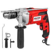Leistungsstarker Motor, vielseitige Anwendungsmöglichkeiten, komfortable Handhabung und robustes Design für die WALTER Schlagbohrmaschine mit 910 Watt, elektrischer Drehzahlregelung und zweitem Handgriff.