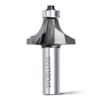 WOBLLMX 12mm Schaft Abrundfräser mit Kugellager und Hartmetall Klinge für effiziente Holzbearbeitung zu Hause