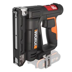 WORX NailForce Akku Nagler und Tacker 20V, perfekter Heimwerker für 15mm Nägel und Tackerklammer bis 14mm mit einfacher Magazinladung und hoher Leistung von 60 Nägeln pro Minute