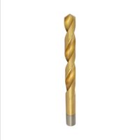 Titan-nitrierter Spiralbohrer mit Ø 4,5 mm Bohrdurchmesser für Metall, Stahl, Aluminium, Kunststoff und Holz