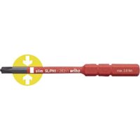 Wiha 2831142 Bit slimBit electric PlusMinus/Pozidriv - Ein hochwertiges Werkzeug für Elektriker, ideal für tiefliegende Schrauben