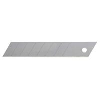 Wolfcraft Abbrechklingen 18 mm mit 8 Segmenten, in Aufbewahrungsbox 4181000, silber - Abbrechmöglichkeit für Heimwerkerarbeiten