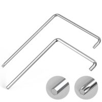 Ancable Einstellwerkzeug Set mit gebogener 4mm Sechskant und Torx TX15 für die Justierung von Fensterbeschlägen, hochwertiger Stahl, langlebig und stabil.