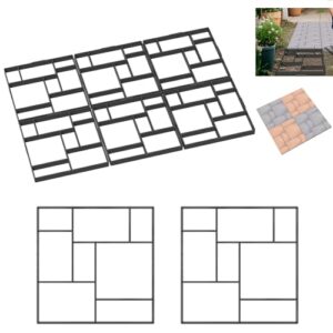 Hochwertige DIY-Pflasterform für Gartenarbeiten, 8x Gehweg Form aus hochwertigem Kunststoff, einfach zu handhaben und vielseitig einsetzbar.