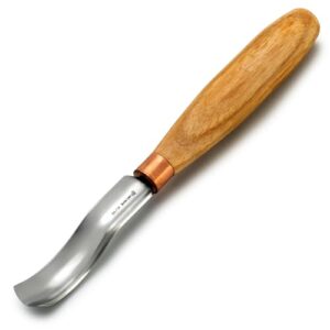 BeaverCraft gebogene Hohleisen zum Holzschnitzen K8a/14 - Löffelschnitzen Werkzeuge für Anfänger und Profis in der Holzschnitzerei