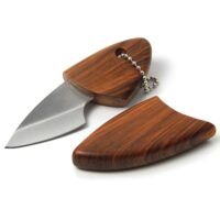 BEEK Mini Taschenmesser Feststehende Klinge, EDC Messer mit Etui, Cuttermesser Klein, Pocket Knife, Schlüsselanhänger Messer, Neck Knife, Geschenk für Männer