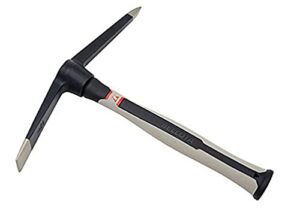 Ergonomische Kreuzhacke mit Kohlefasergriff für professionelle Maurerarbeiter, 660 g Gewicht, ideal für das Hacken von Wänden und Mauern