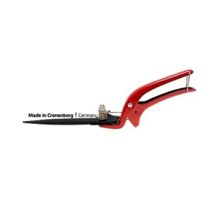 Berger Rasenkantenschere 2200 mit antihaftbeschichteten Klingen, für Linkshänder geeignet. Hochwertige Schere für perfekten Schnitt von Rasen und Pflanzen.