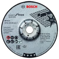 Bosch 2x PRO Trennscheibe für Stahl und Edelstahl, Ø 76 mm, professionell für Mini-Winkelschleifer