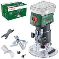 Bosch Akku-Kantenfräse AdvancedTrimRouter 18V-8 - Leistungsstarkes Werkzeug für Heimwerker mit bürstenlosem Motor und Syneon Technology