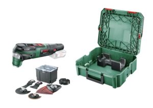 Bosch Multifunktionswerkzeug AdvancedMulti 18 ohne Akku, 18-Volt-System, Universal-Zubehör-Set in SystemBox | Größe S